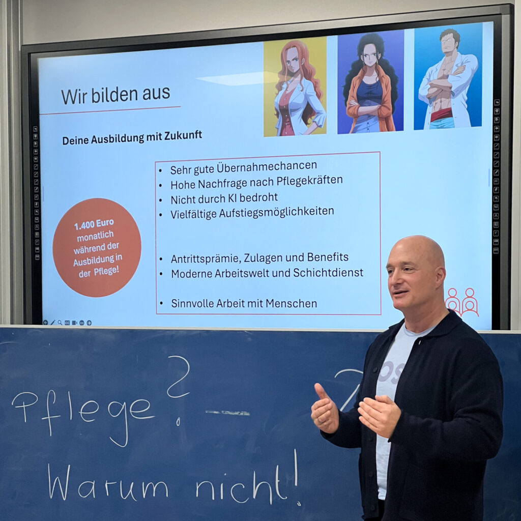 Pflegeausbildung | DSK-Team auf der Berufsmesse der IGSLO | DSK Ludwigshafen